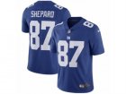 Mens Nike New York Giants #87 Sterling Shepard Vapor Untouchable Limited Royal Blue Team Color NFL Jersey