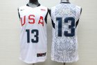 Team USA Basketball #13 Chris Paul White Nike Stitched Jersey