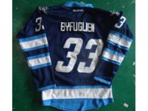 Youth NHL jerseys Winnipeg Jets #33 BYFUGLIEN blue