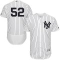 Men's Majestic New York Yankees #52 C.C. Sabathia White Navy Flexbase Authentic Collection MLB Jersey