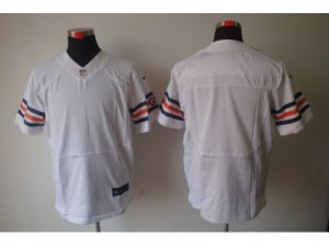 Nike NFL Chicago Bears White Color Blank Jerseys(Elite)