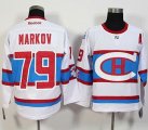 Montreal Canadiens #79 Andrei Markov White 2016 Winter Classic Stitched NHL Jersey
