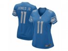 Women Nike Detroit Lions #11 Marvin Jones Jr Game Light Blue Team Color NFL Jersey