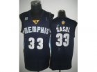 NBA Memphis Grizzlies #33 Marc Gasol Blue Jerseys(Revolution 30)