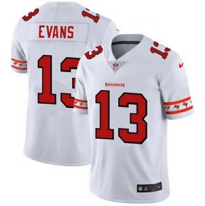 Nike Buccaneers #13 Mike Evans White Team Logos Fashion Vapor Limited Jersey