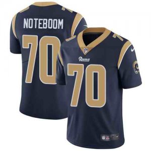 Nike Rams #70 Joseph Noteboom Navy Vapor Untouchable Limited Jersey