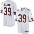 Mens Nike Chicago Bears #39 Jacoby Glenn Limited White NFL Jersey