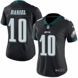 Women\'s Nike Philadelphia Eagles #10 Chase Daniel Limited Black Rush NFL Jersey