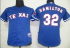 MLB youth Texans #32 Hamilton Blue