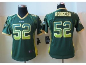 Nike Women Green Bay Packers #52 Matthews Green Jerseys(Drift Fashion)