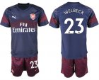 2018-19 Arsenal 23 WELBECK Away Soccer Jersey