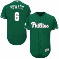 Men's Majestic Philadelphia Phillies #6 Ryan Howard Green Celtic Flexbase Authentic Collection MLB Jersey