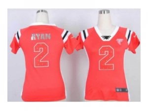 Nike women jerseys atlanta falcons #2 ryan red[fashion Rhinestone sequins]