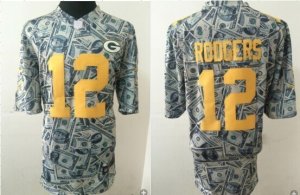 Nike Green Bay Packers #12 Aaron Rodgers Dollar Fashion Jerseys(Game)