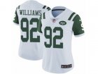 Women Nike New York Jets #92 Leonard Williams Vapor Untouchable Limited White NFL Jersey