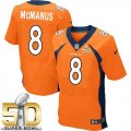 Nike Denver Broncos #8 Brandon McManus Orange Team Color Super Bowl 50 Men Stitched NFL New Elite Jersey