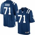 Mens Nike Indianapolis Colts #71 Denzelle Good Limited Royal Blue Team Color NFL Jersey