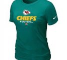 Women Kansas City Chiefs light Green T-Shirt