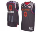 Mens Western Conference #0 Russell Westbrook adidas Charcoal 2017 NBA All-Star Game Swingman Jersey
