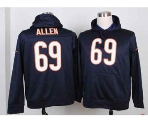 Nike jerseys chicago bears #69 allen blue[pullover hooded sweatshirt]