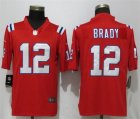 Nike Patriots #12 Tom Brady Red Vapor Untouchable Player Limited Jersey
