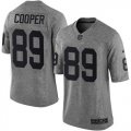 Nike Oakland Raiders #89 Amari Cooper Gray Jerseys(Limited)