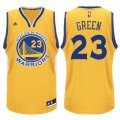 Mens Adidas Golden State Warriors #23 Draymond Green Swingman Gold NBA Jersey