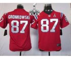 2015 Super Bowl XLIX nike youth nfl jerseys new england patriots #87 gronkowski red