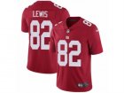 Mens Nike New York Giants #82 Roger Lewis Vapor Untouchable Limited Red Alternate NFL Jersey