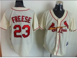 mlb jerseys st.louis cardinals #23 freese cream