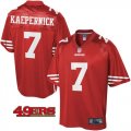 Mens Pro Line San Francisco 49ers #7 Colin Kaepernick Team Color Jersey