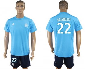 2017-18 Olympique de Marseille 22 BATSHUAYI Away Soccer Jersey