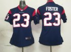 nike women nfl jerseys houston texans #23 foster blue