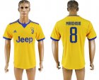 2017-18 Juventus 8 MARCHISIO Away Thailand Soccer Jersey