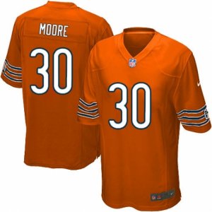 Men\'s Nike Chicago Bears #30 D.J. Moore Game Orange Alternate NFL Jersey