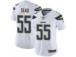 Women Nike Los Angeles Chargers #55 Junior Seau Vapor Untouchable Limited White NFL Jersey