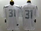 Nike seattle seahawks #31 kam chancellor Platinum White Jerseys(Game)