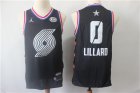 Blazers #0 Damian Lillard Black 2019 NBA All-Star Game Jordan Brand Swingman Jersey