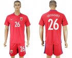 Norway #26 Grogaard Home Soccer Country Jersey