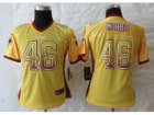 Nike Women Washington Red Skins #46 Morris Gold Jerseys(Drift Fashion)