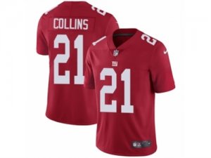 Mens Nike New York Giants #21 Landon Collins Vapor Untouchable Limited Red Alternate NFL Jersey