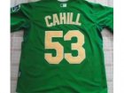 MLB jerseys Oakland Athletics #53 Trevor CAHILL jerseys green strip