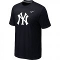 MLB New York Yankees Heathered Black Nike Blended T-Shirt