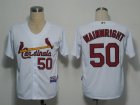 MLB St. Louis Cardinals #50 Wainwright White[Cool Base]