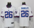 Nike Giants #26 Saquon Barkley White Color