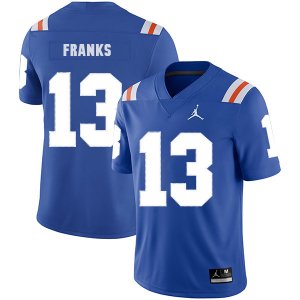 Florida Gators #13 Feleipe Franks Blue Throwback College