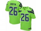 Mens Nike Seattle Seahawks #26 Shaquill Griffin Elite Green Rush NFL Jersey