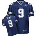 nfl dallas cowboys #9 tony romo blue[50th patch]