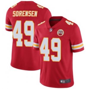 Mens Kansas City Chiefs #49 Daniel Sorensen Team Color Vapor