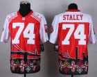 Nike San francisco 49ers #74 Joe Staley Jerseys(Style Noble Fashion Elite)